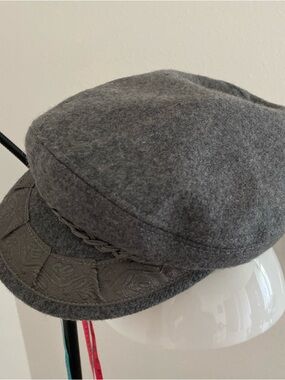 Greek Fishermen’s Fiddler Cap Lined Made In Greece 59-7 3/8
